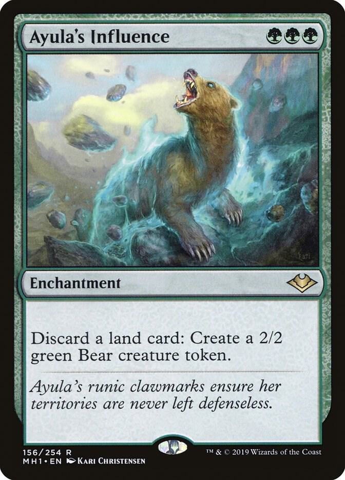 Ayula's Influence 156 card from Modern Horizons