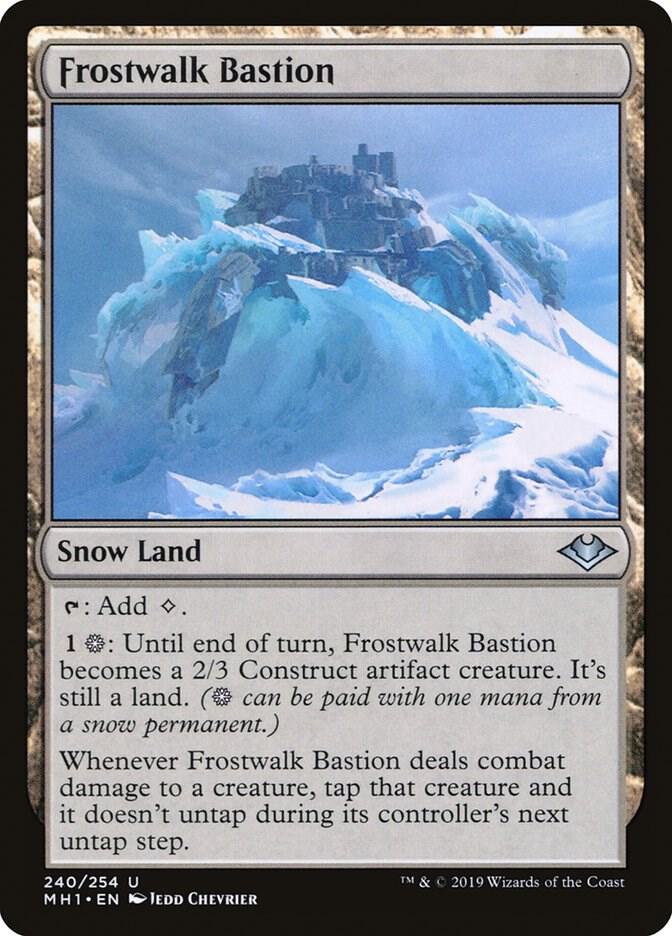 Frostwalk Bastion 240 card from Modern Horizons