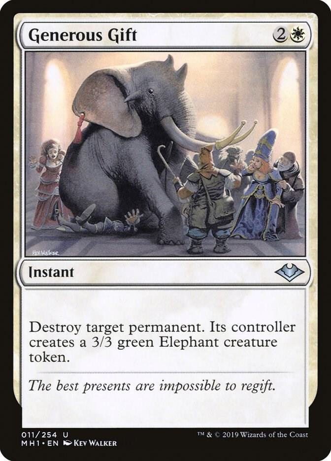 Generous Gift 11 card from Modern Horizons