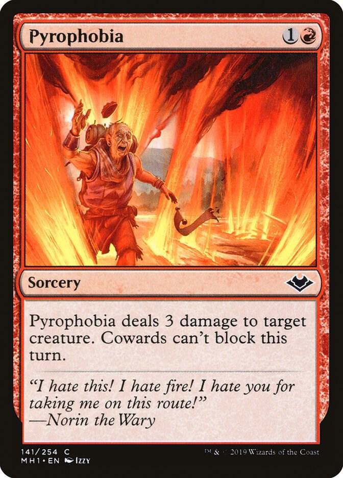 Pyrophobia 141 card from Modern Horizons