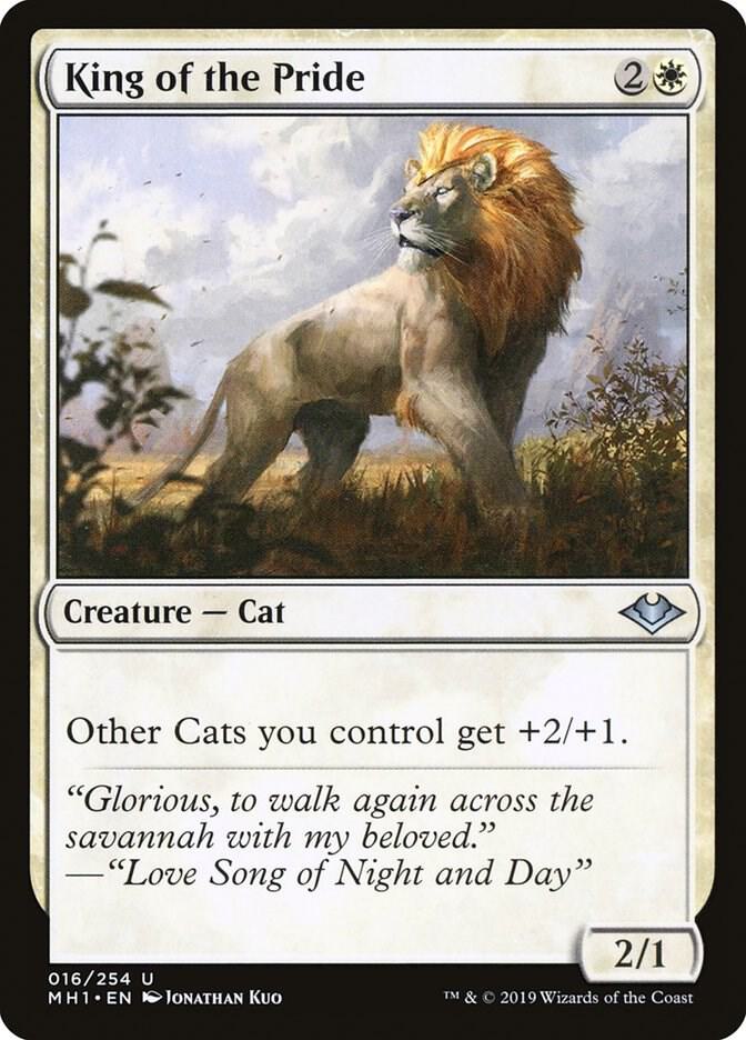 King of the Pride 16 card from Modern Horizons