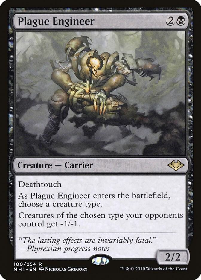 Plague Engineer 100 card from Modern Horizons