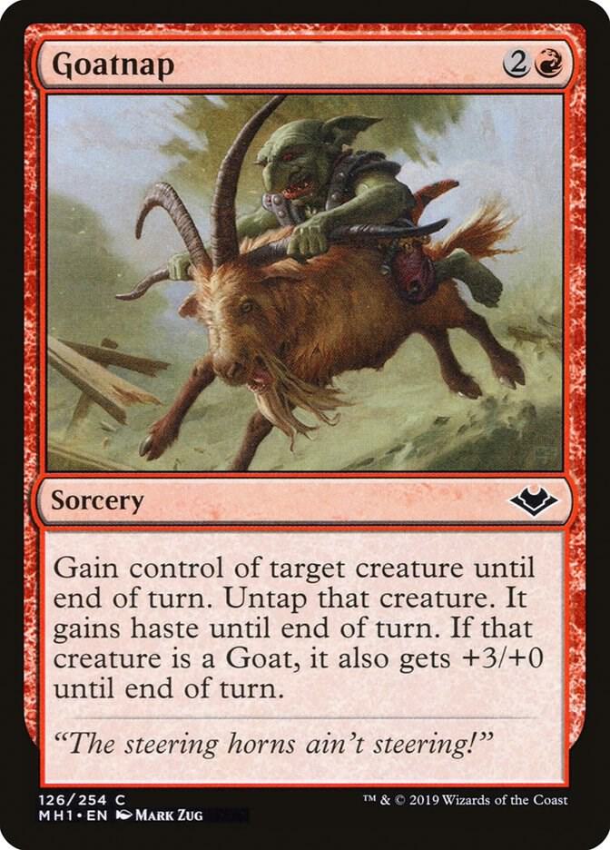 Goatnap 126 card from Modern Horizons
