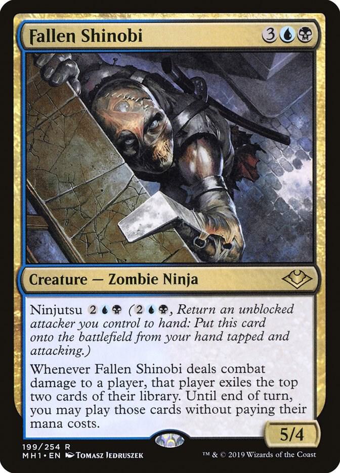 Fallen Shinobi 199 card from Modern Horizons