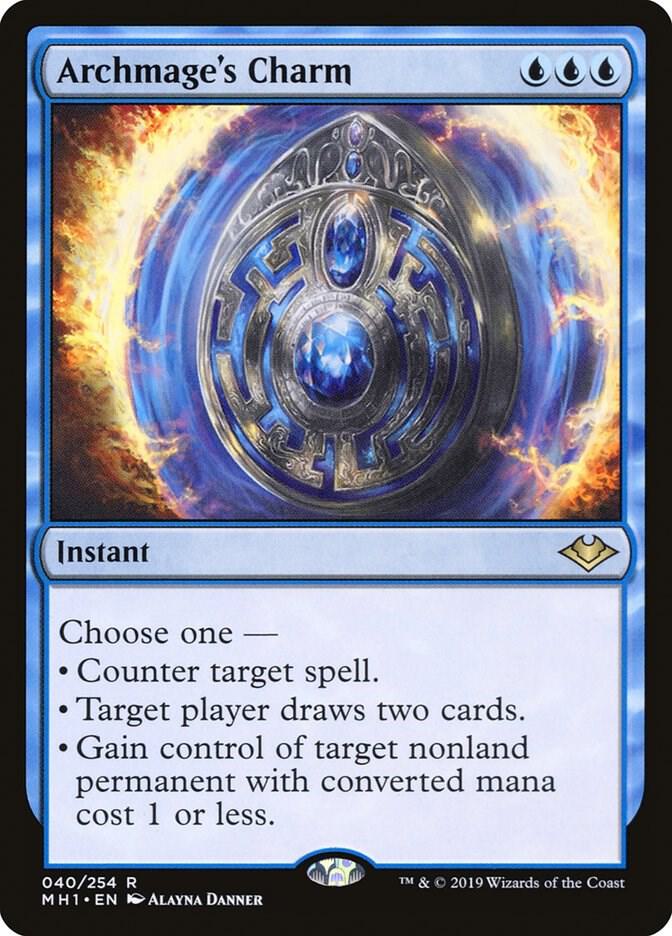 Archmage's Charm 40 card from Modern Horizons