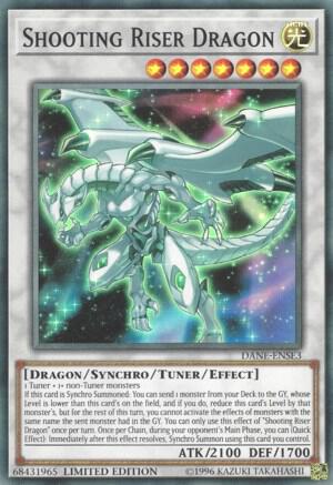 Shooting Riser Dragon DANE-ENSE3 card from Dark Neostorm