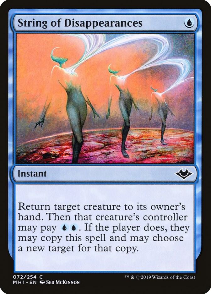 String of Disappearances 72 card from Modern Horizons