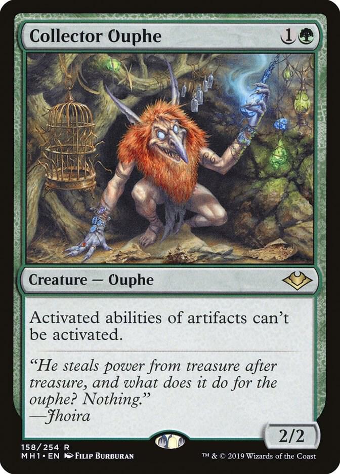 Collector Ouphe 158 card from Modern Horizons