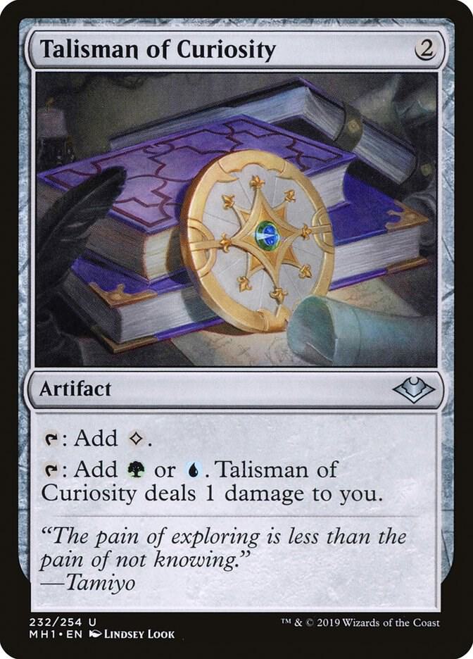 Talisman of Curiosity 232 card from Modern Horizons