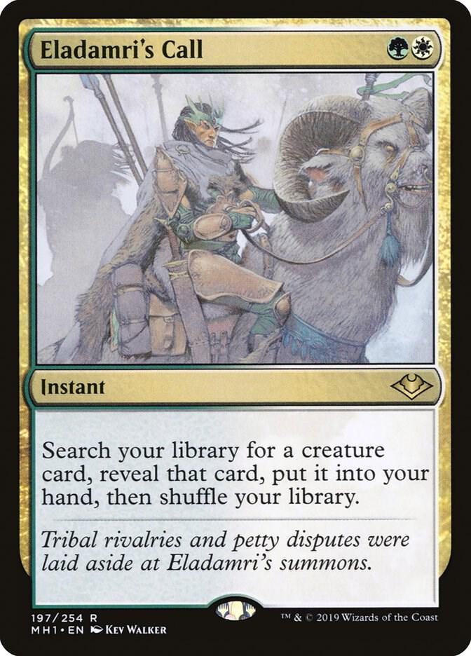 Eladamri's Call 197 card from Modern Horizons