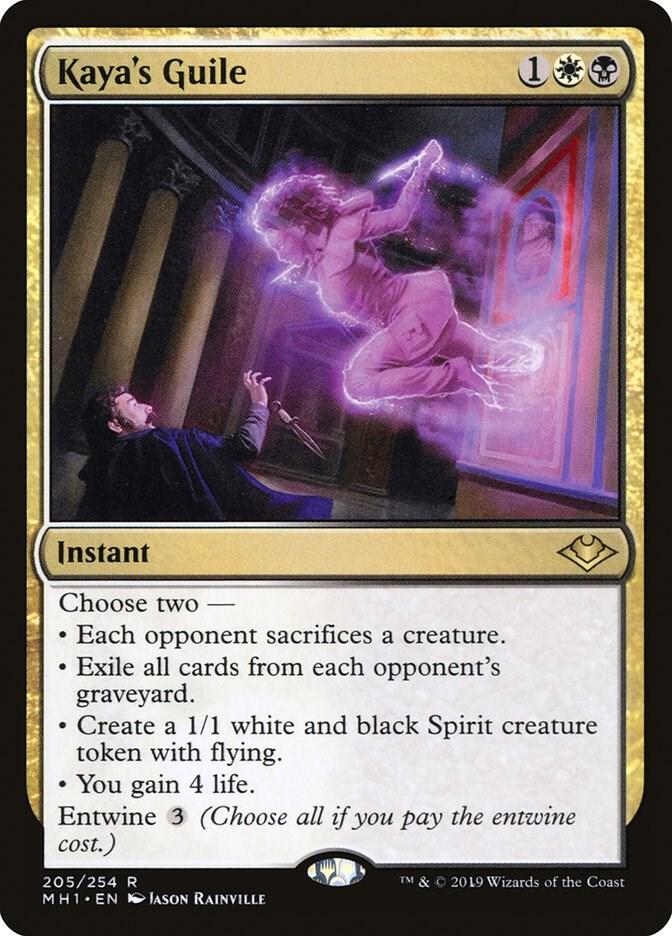 Kaya's Guile 205 card from Modern Horizons