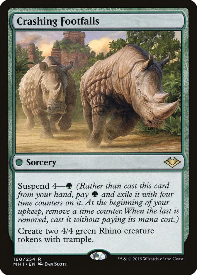 Crashing Footfalls 160 card from Modern Horizons