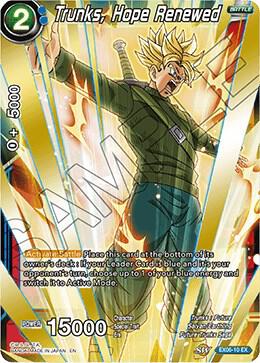 Trunks, Hope Renewed EX06-10 card from Special Anniversary Set