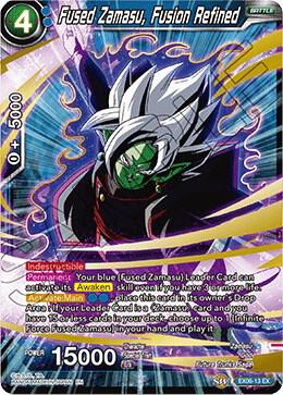 Fused Zamasu, Fusion Refined EX06-13 card from Special Anniversary Set