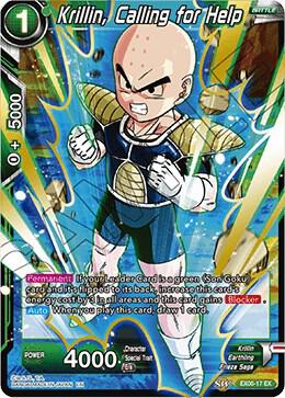 Krillin, Calling for Help EX06-17 card from Special Anniversary Set