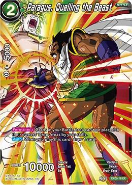 Paragus, Quelling the Beast EX06-18 card from Special Anniversary Set