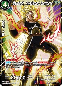 Bardock, Awakened Instincts EX06-30 card from Special Anniversary Set