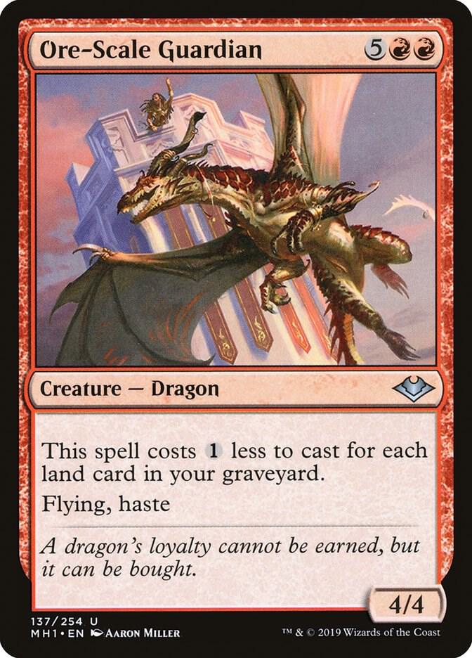 Ore-Scale Guardian 137 card from Modern Horizons