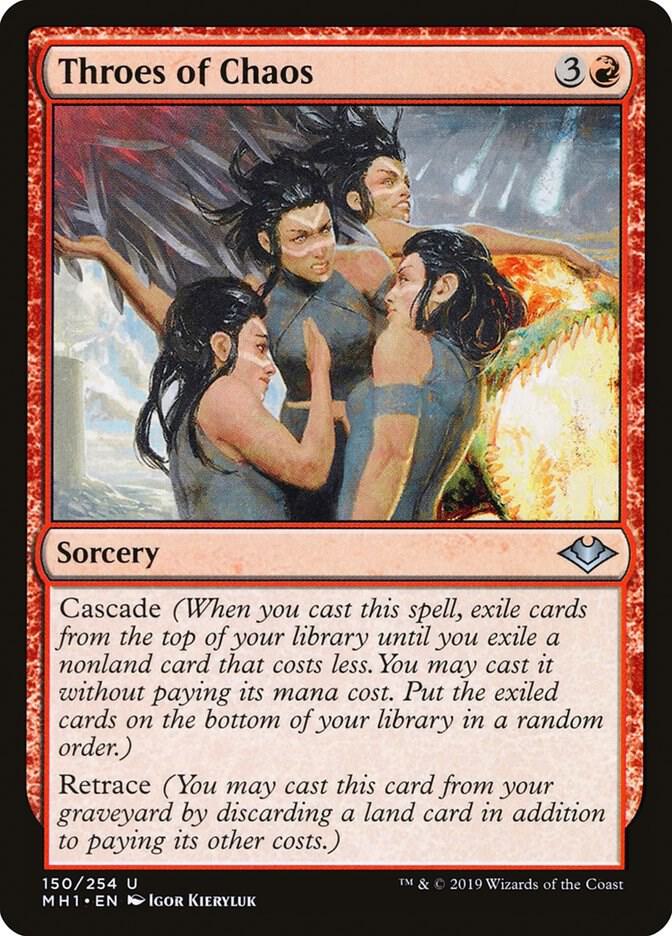 Throes of Chaos 150 card from Modern Horizons