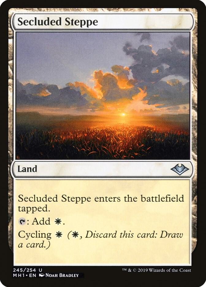 Secluded Steppe 245 card from Modern Horizons