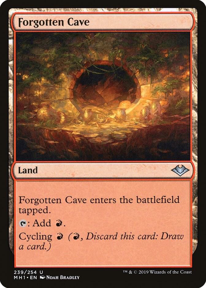 Forgotten Cave 239 card from Modern Horizons