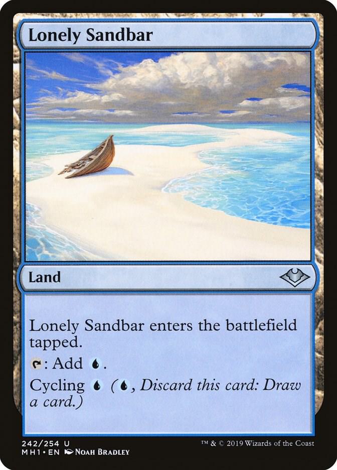 Lonely Sandbar 242 card from Modern Horizons