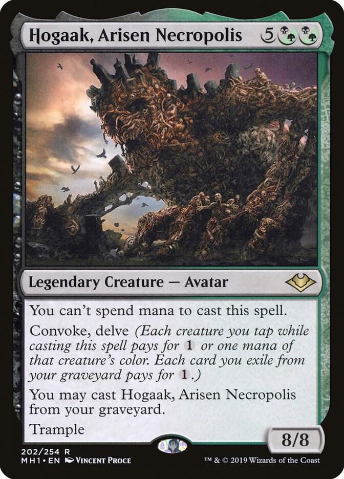 Hogaak, Arisen Necropolis 202 card from Modern Horizons