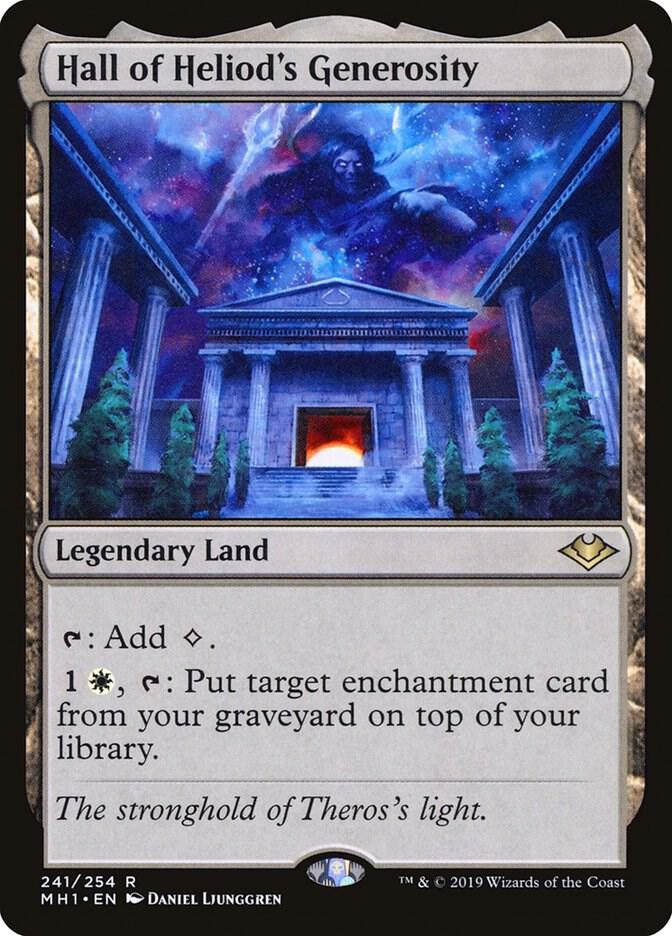 Hall of Heliod's Generosity 241 card from Modern Horizons