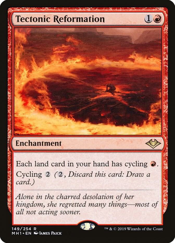 Tectonic Reformation 149 card from Modern Horizons