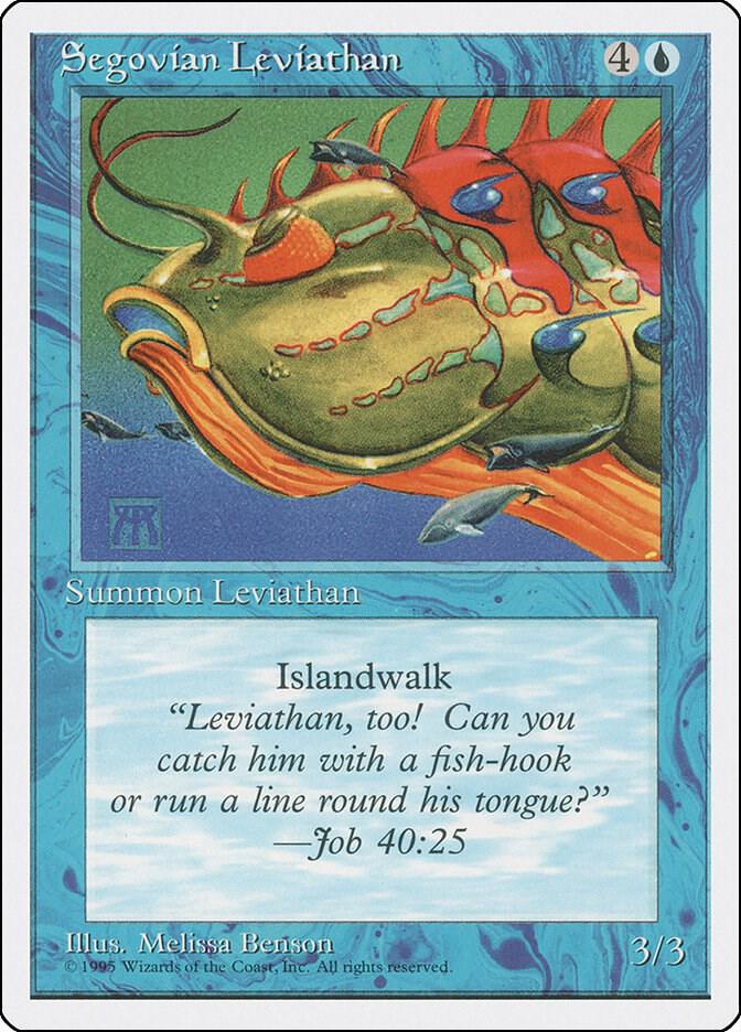 Segovian Leviathan card from Fourth Edition
