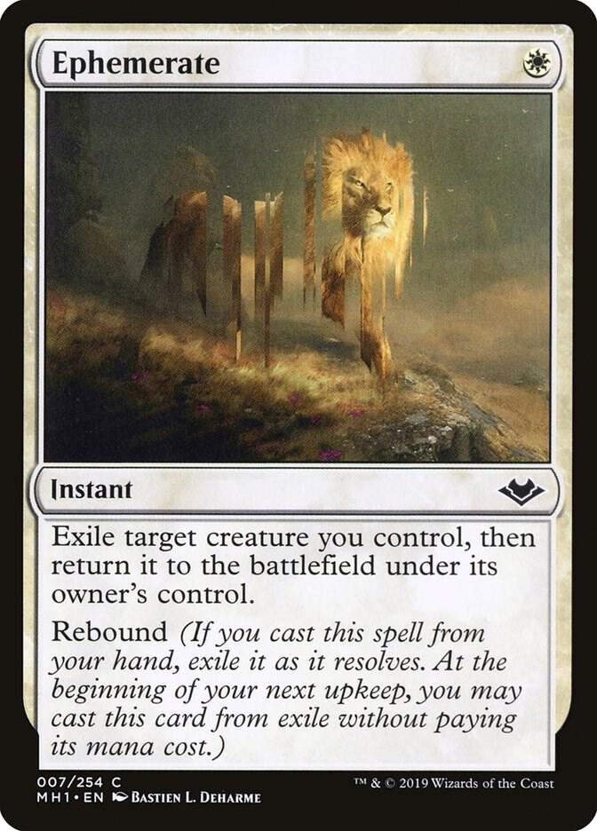 Ephemerate 7 card from Modern Horizons