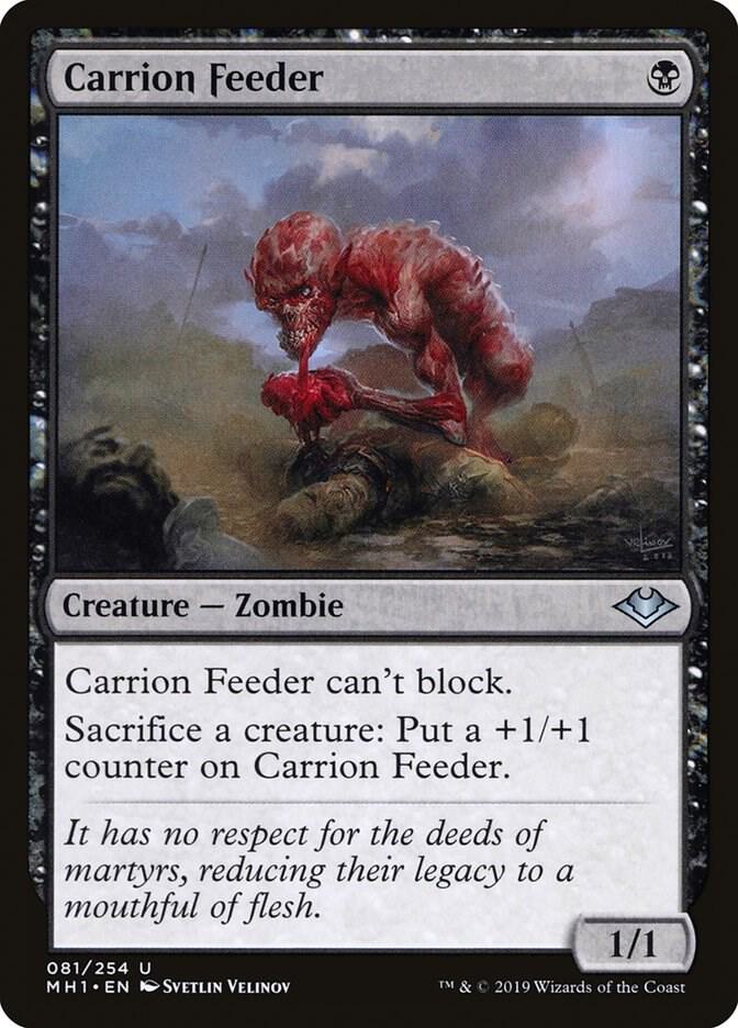 Carrion Feeder 81 card from Modern Horizons