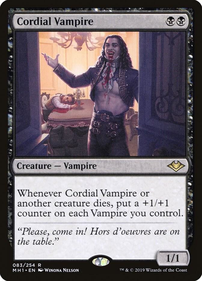 Cordial Vampire 83 card from Modern Horizons