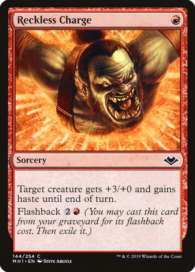 Reckless Charge 144 card from Modern Horizons