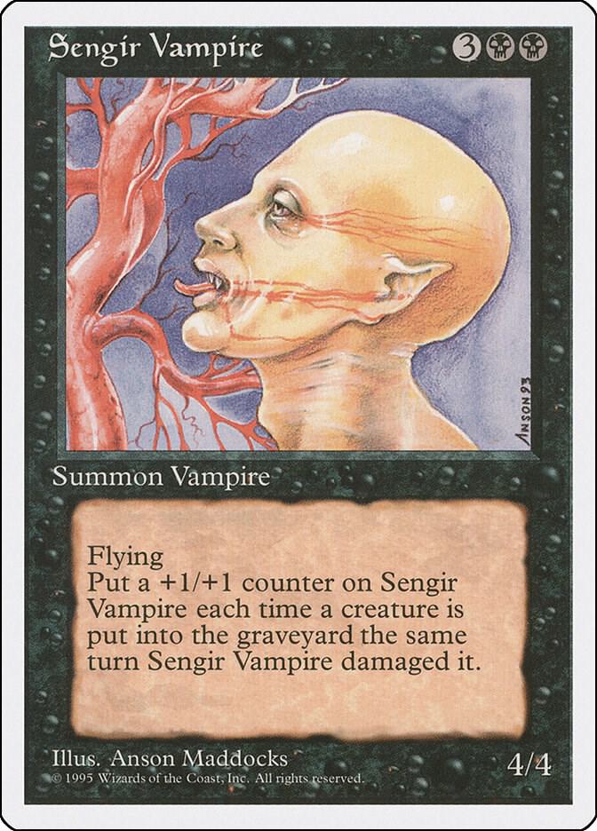 Sengir Vampire card from Fourth Edition