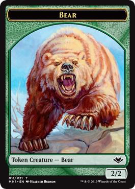 Bear Token 11 card from Modern Horizons
