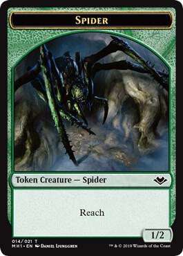 Spider Token 14 card from Modern Horizons
