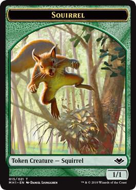 Squirrel Token 15 card from Modern Horizons