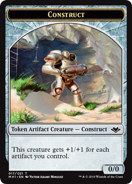 Construct Token 17 card from Modern Horizons
