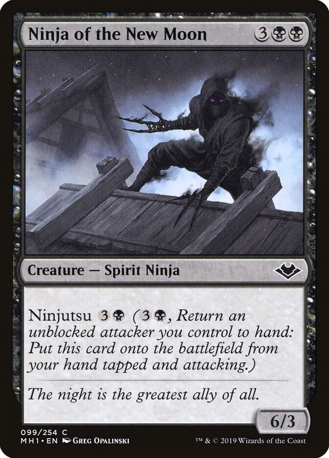 Ninja of the New Moon 99 card from Modern Horizons