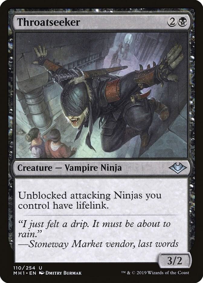 Throatseeker 110 card from Modern Horizons
