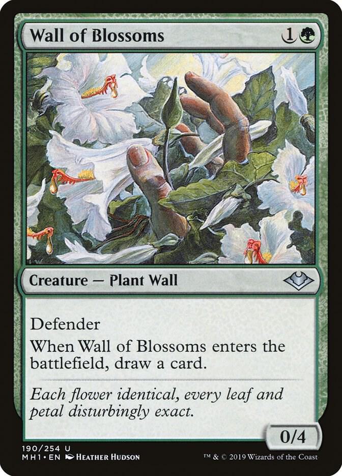 Wall of Blossoms 190 card from Modern Horizons