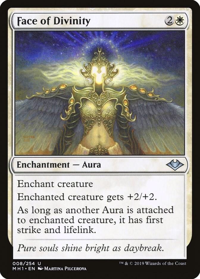 Face of Divinity 8 card from Modern Horizons