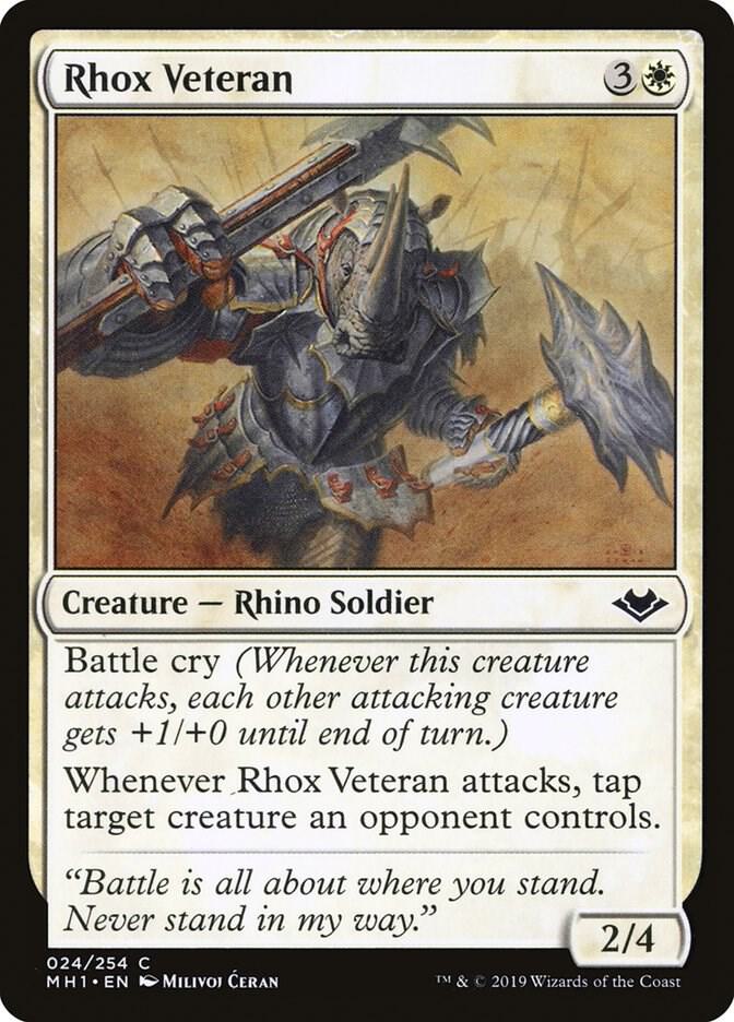 Rhox Veteran 24 card from Modern Horizons