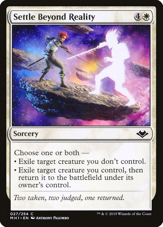 Settle Beyond Reality 27 card from Modern Horizons