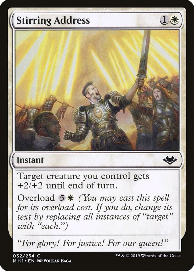 Stirring Address 32 card from Modern Horizons
