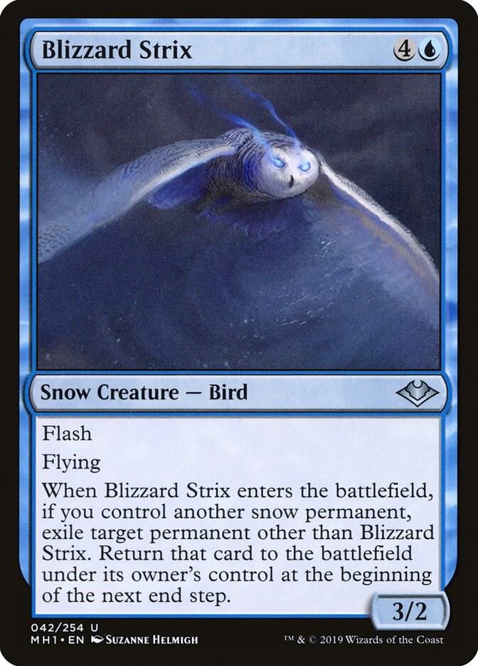 Blizzard Strix 42 card from Modern Horizons