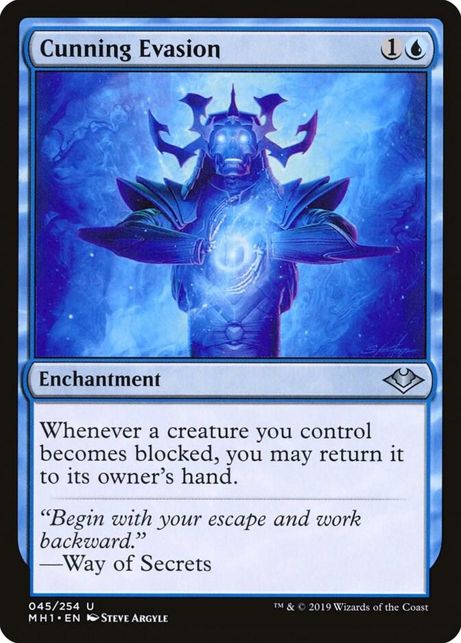 Cunning Evasion 45 card from Modern Horizons