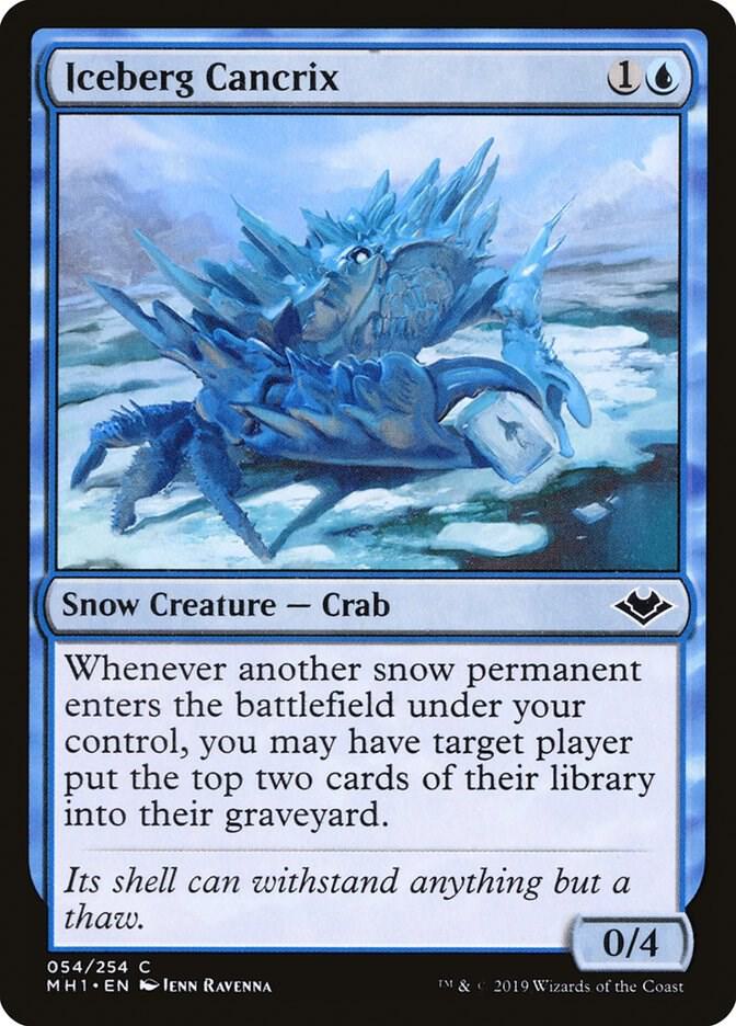 Iceberg Cancrix 54 card from Modern Horizons