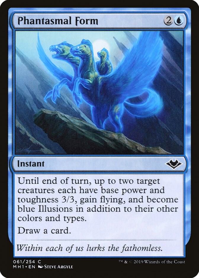 Phantasmal Form 61 card from Modern Horizons